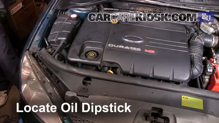 2002 Ford Mondeo Estate LX 2.0L 4 Cyl. Oil Check Oil Level